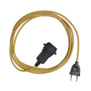 Snake per paralume - Lampada plug-in con cavo in tessuto colorato RM25