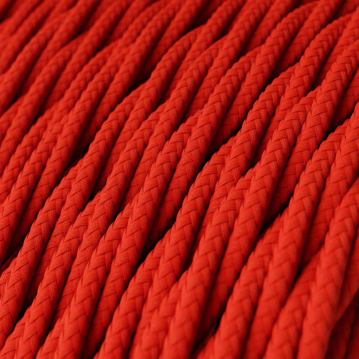 Snake Twisted - Lampada plug-in con cavo trecciato in tessuto TM09