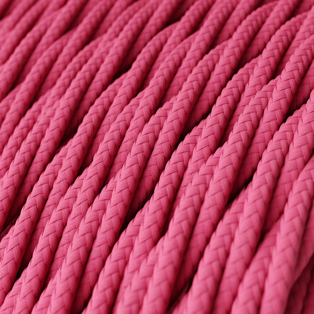 Snake Twisted per paralume - Lampada plug-in con cavo trecciato in tessuto TM08
