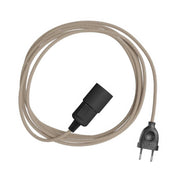 Snake Zig-Zag - Lampada plug-in con cavo in tessuto effetto Zig-Zag RD73