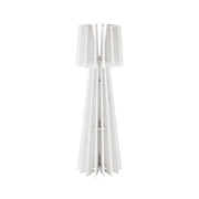 Struttura per lampada da terra SHHINE in materiale fonoassorbente - Bianco melange