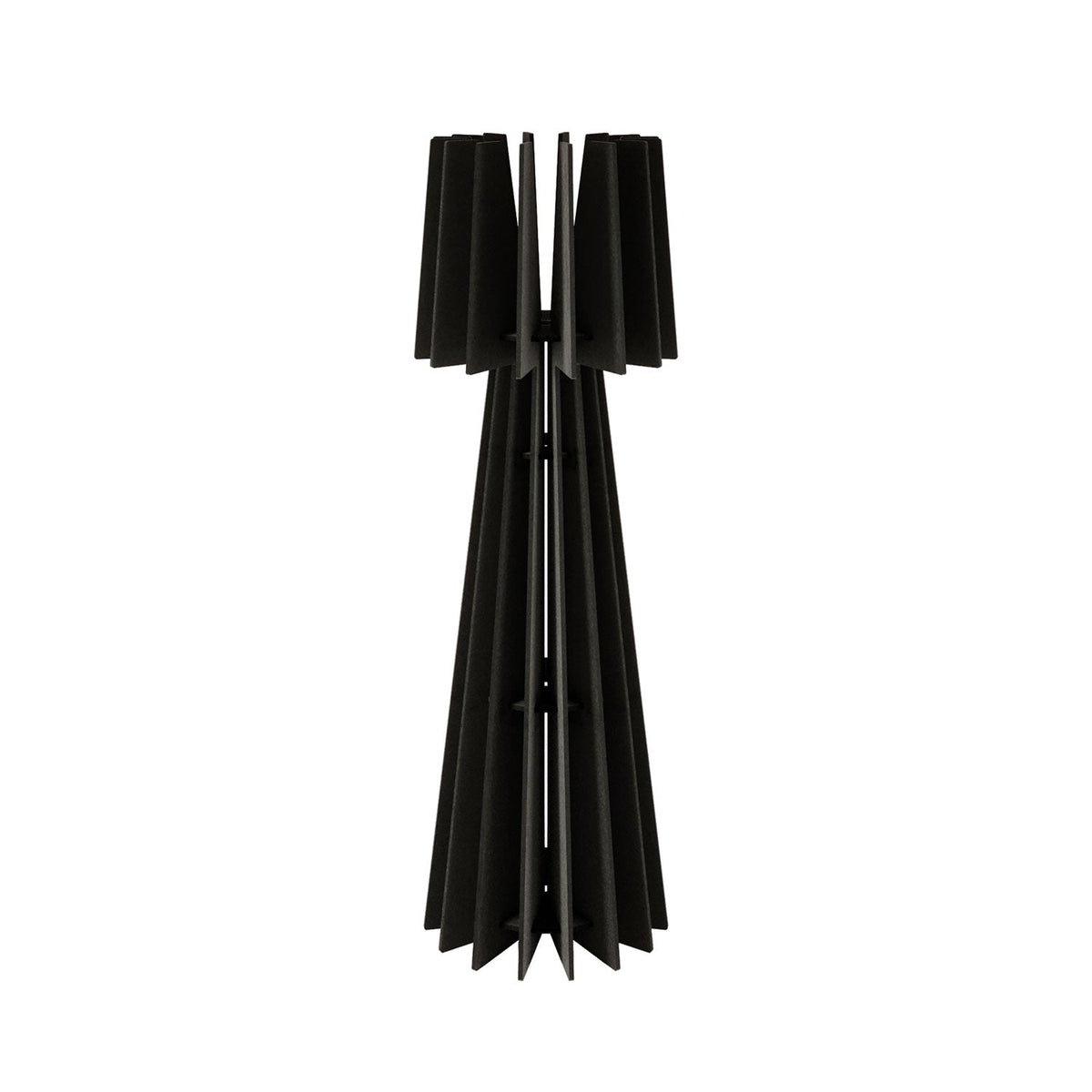 Struttura per lampada da terra SHHINE in materiale fonoassorbente - Nero melange