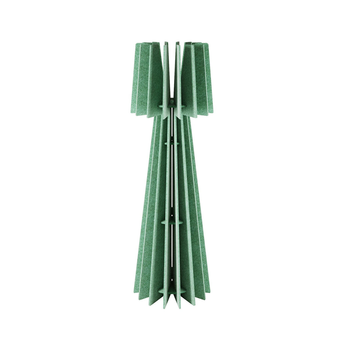 Struttura per lampada da terra SHHINE in materiale fonoassorbente - Verde melange