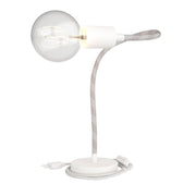 Table Flex lampada da tavolo snodabile a luce diffusa - Bianco opaco