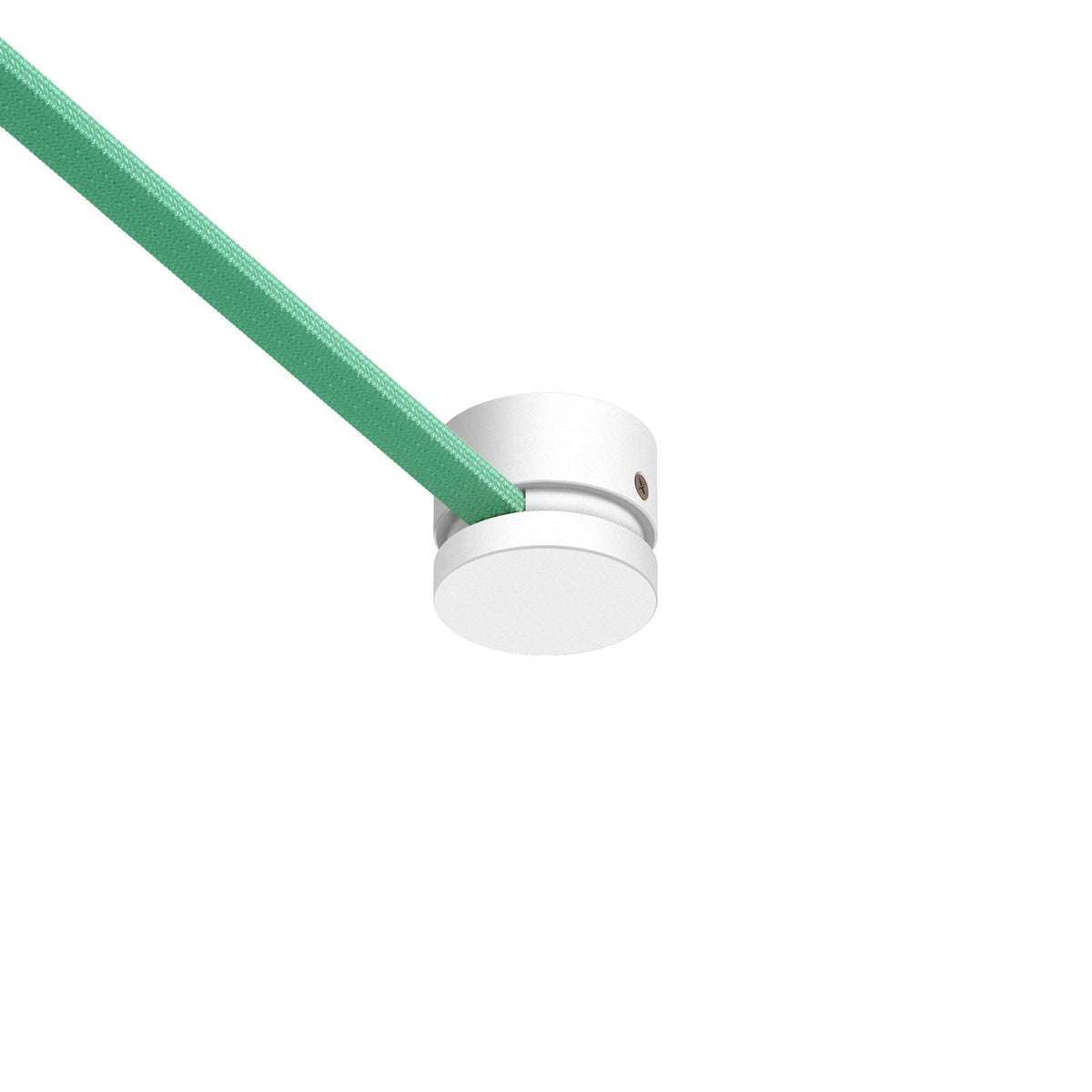 Terminale in legno per cavo per catenaria e sistema Filé. Made in Italy - Bianco