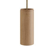 Tub-E14, tubo in legno per faretto con portalampada doppia ghiera E14 - Neutro